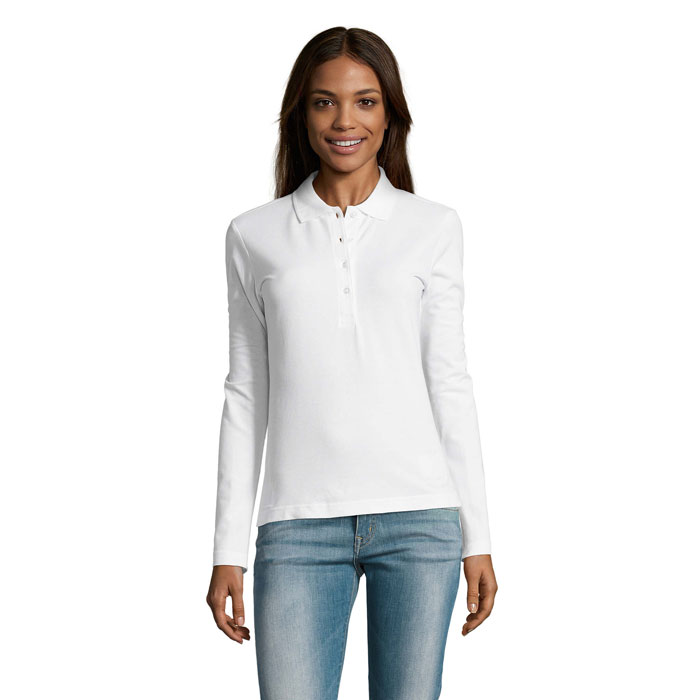 PODIUM WOMEN'S POLO 210 White