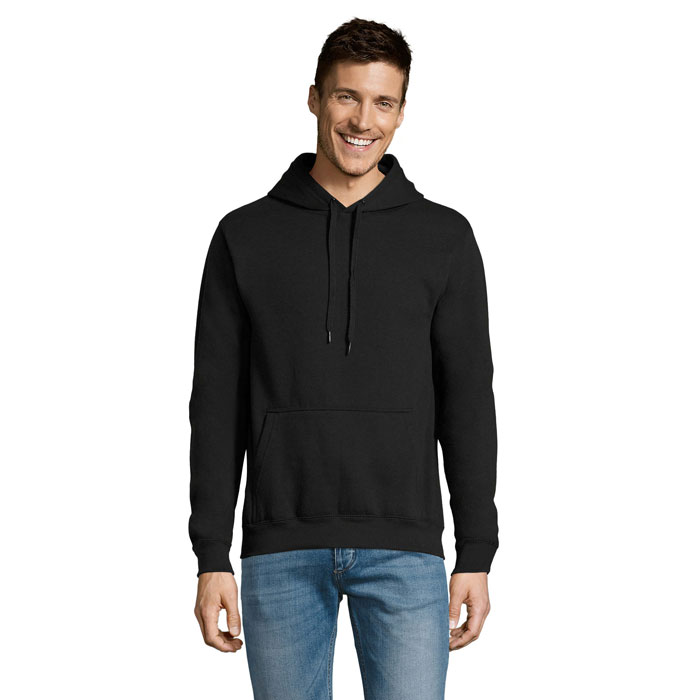 SLAM Pulover cu glugă unisex Black