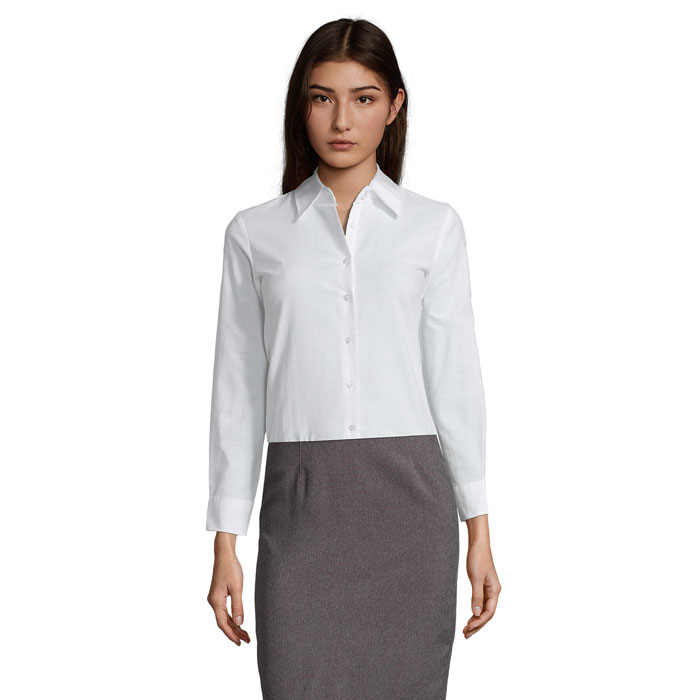 EMBASSY WOMEN SHIRT OXFORD White