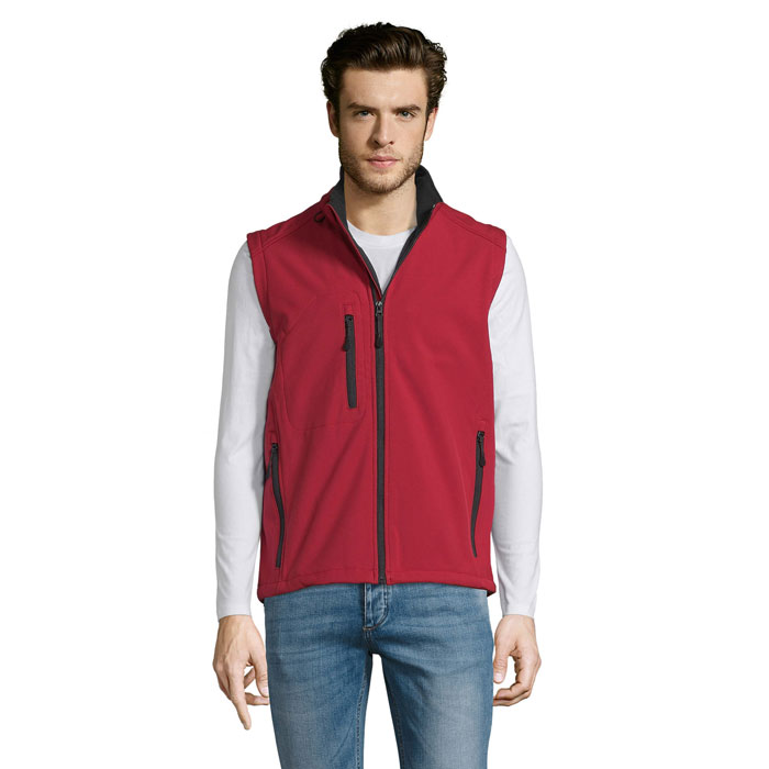 RALLYE MEN SOFTSHELL JACKET Pepper Red