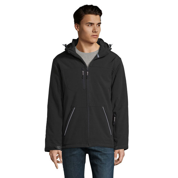 ROCK MEN WINTER SOFTSHELL Black