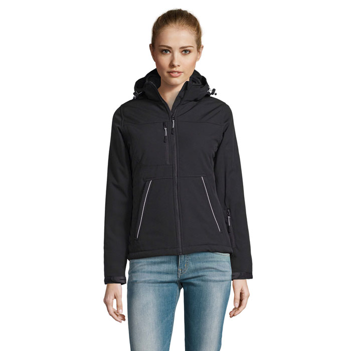 ROCK WOMEN WINTER SOFTSHELL Black